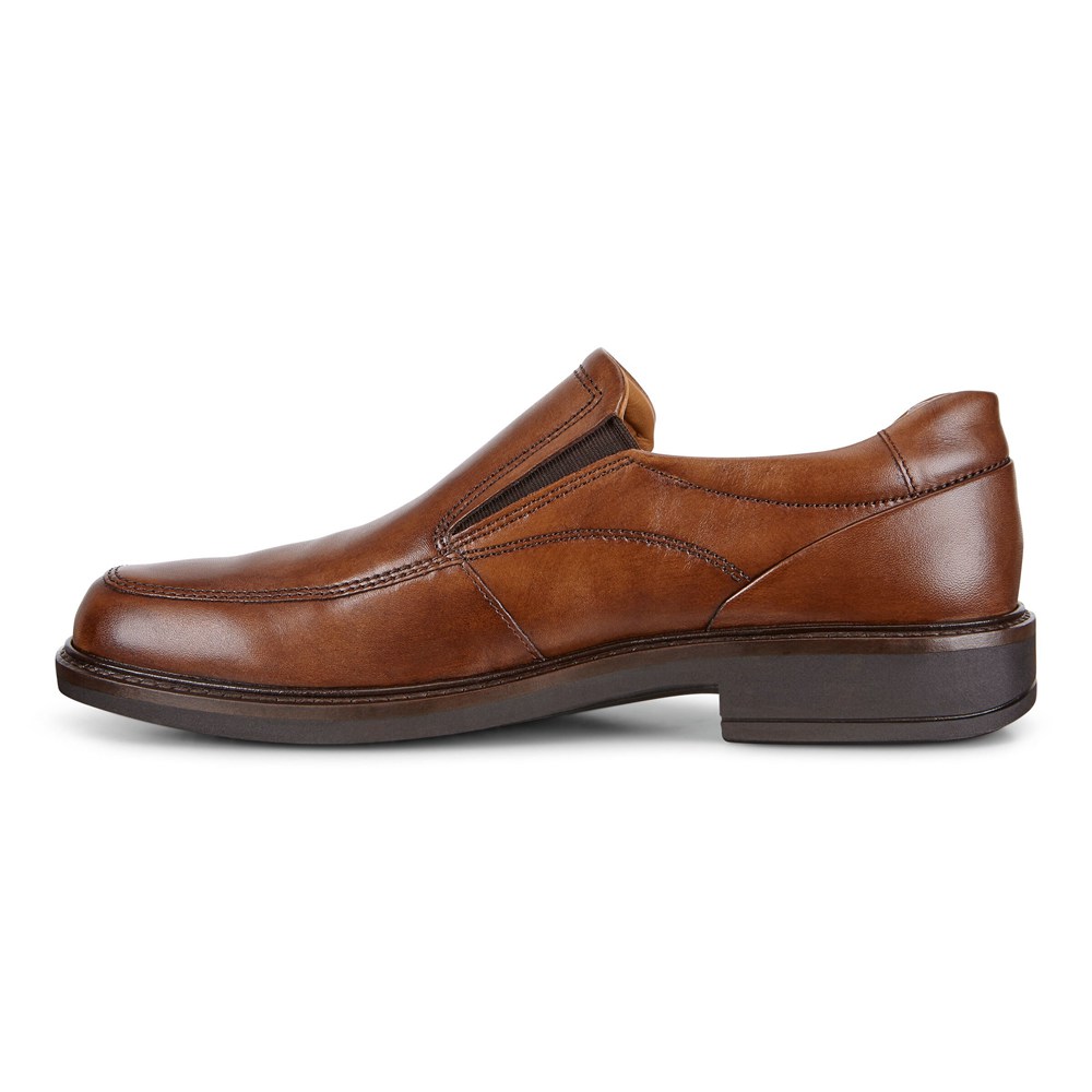 Slip On Hombre - ECCO Holton Apron Toe - Marrom - KLA390825